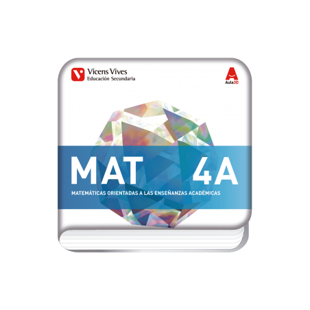 MAT 4 A. Matemáticas enseñanzas Académicas. (Digital)  (Aula 3D)