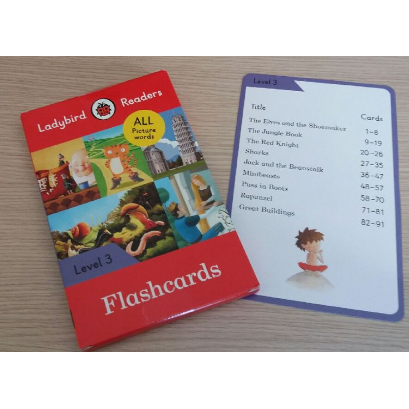 Flashcards. ALL Picture words. Level 3 (Ladybird)