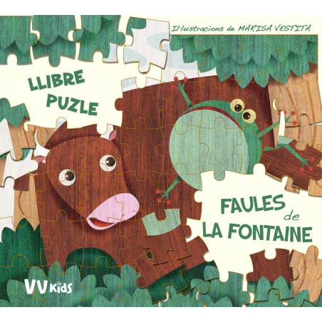 Faules de La Fontaine.Llibre puzle (VVKids). Català