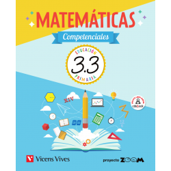 Matemáticas Competenciales 3. Libro 1, 2 y 3 (P. Zoom)