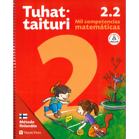 Tuhattaituri 2.2. Matemáticas. Libro y fichas (Método finlandés)
