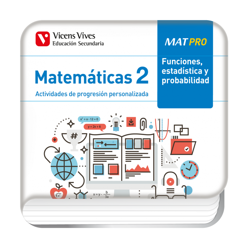 MAT PRO 2. Matemáticas. Funciones, estadística y probabilidad (Digital)