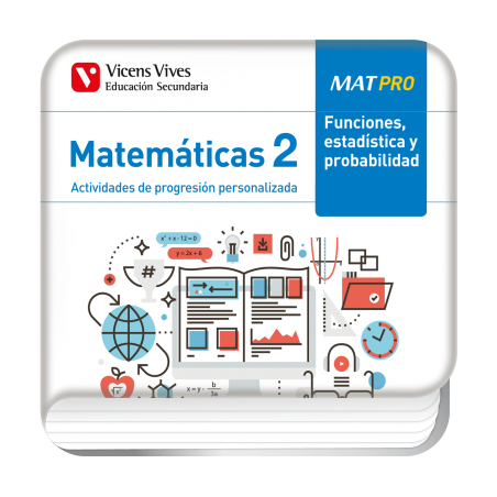 MAT PRO 2. Matemáticas. Funciones, estadística y probabilidad (Digital)