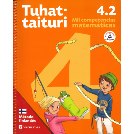 Tuhattaituri 4.2. Matemáticas. Libro y fichas (Método finlandés)