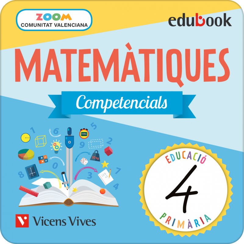 Matemàtiques Competencials 4. Comunitat Valenciana. (Digital) (P.Zoom)