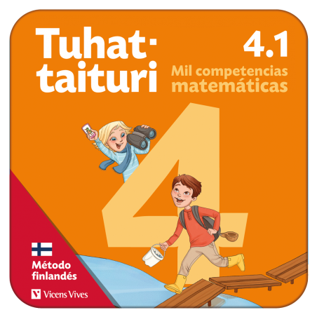 Tuhattaituri 4.1. Matemáticas. Libro y fichas (Método finlandés) (Digital)