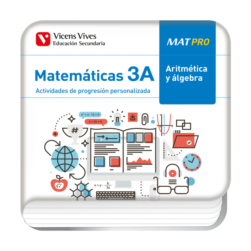 MAT PRO 3A. Matemáticas. Aritmética y álgebra (Digital)