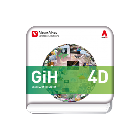 GiH 4D. Diversitat Geografia i Història. Catalunya (Digital) (Aula 3D)
