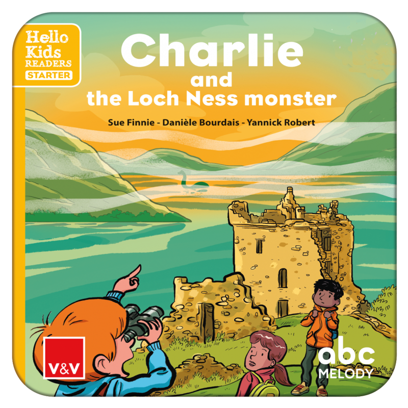 Charlie and the Loch Ness monster.  (Digital)