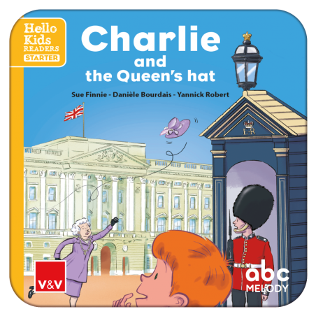 Charlie and the Queen's hat. (Digital)