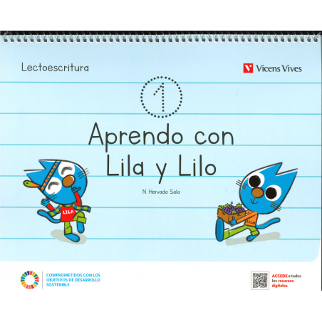 Aprendo con Lila y Lilo. Lectoescritura 1