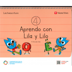 Aprendo con Lila y Lilo. Lectoescritura 4