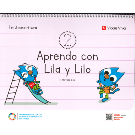 Aprendo con Lila y Lilo. Lectoescritura 2