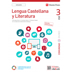 Lengua Castellana y Literatura 3 Catalunya. (Comunidad en Red). Edición por bloques