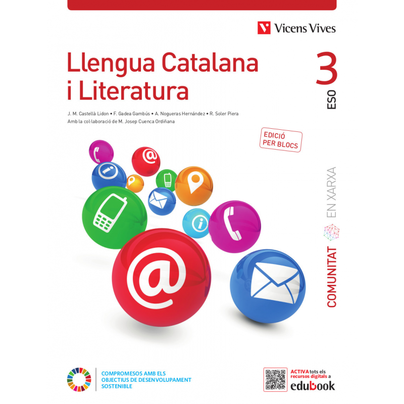 Llengua Catalana i Literatura 3 Catalunya. (Comunitat en Xarxa). Edició per blocs