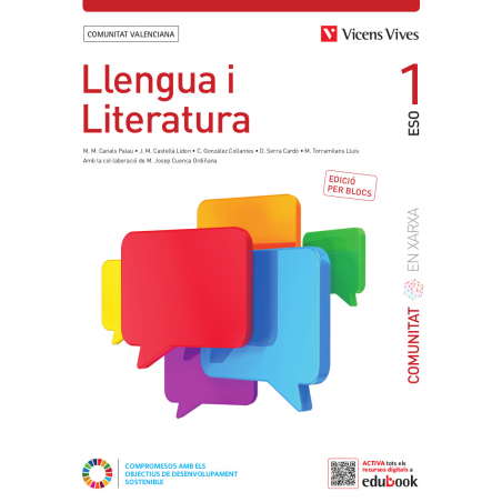 Llengua i Literatura 1 C. Valenciana(Comunitat en Xarxa). Edició per blocs