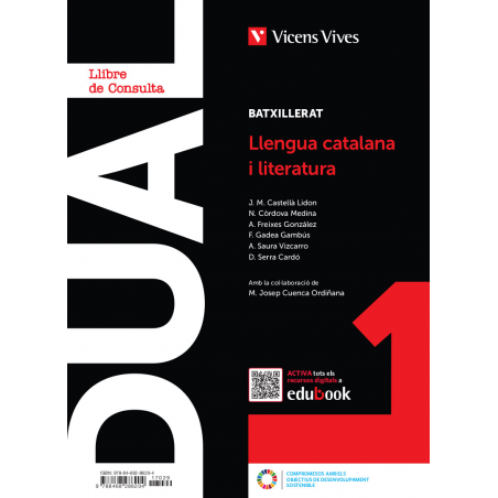 Dual 1. Llengua Catalana i Literatura. Llibre consulta i activitats amb projecte digital