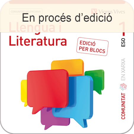 Llengua i Literatura 1 C. Valenciana(Comunitat en Xarxa). Ed. per blocs (Edubook Digital)