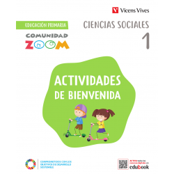 Ciencias Sociales 1 Comunidad de Madrid. Libro y act bienvenida  (Comunidad Zoom)
