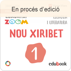 Nou Xiribet 1. Llengua i Literatura. C.Valenciana. (Comunitat Zoom) (Edubook Digital)