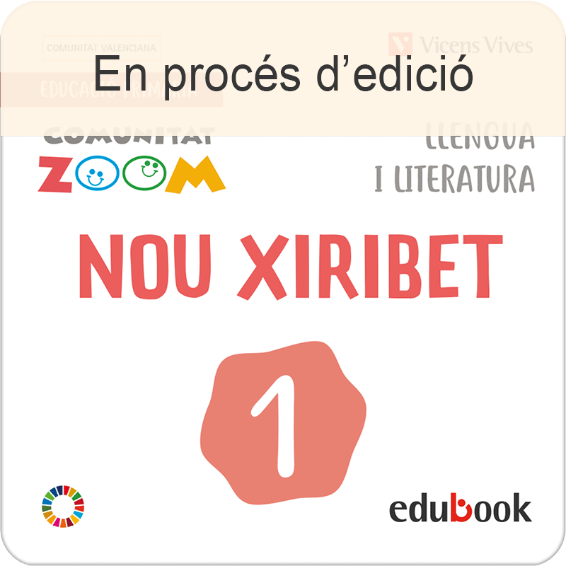 Nou Xiribet 1. Llengua i Literatura. C.Valenciana. (Comunitat Zoom) (Edubook Digital)