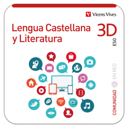 Lengua Castellana y Literatura 3D. (Comunidad en Red). Edición combinada (Edubook Digital)