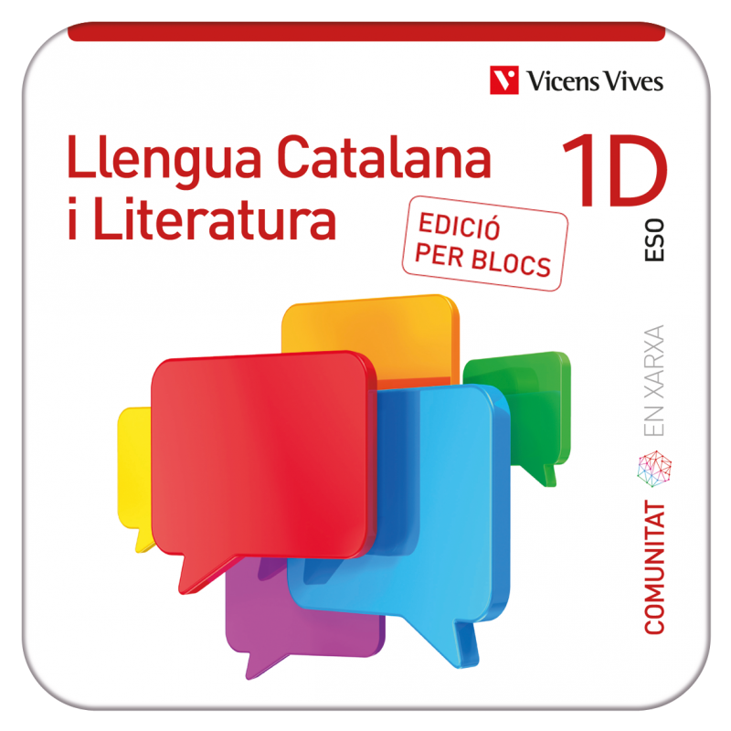 Llengua Catalana i Lit. 1D Catalunya (Comunitat en Xarxa). Ed. per blocs (Edubook Digital)