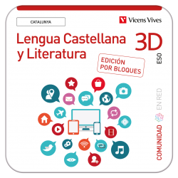 Lengua Castellana y Lit. 3D Catalunya. (Comunidad en Red). Edic.bloques (Edubook Digital)