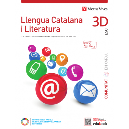 Llengua Catalana i Literatura 3D Catalunya. (Comunitat en Xarxa). Edició per blocs