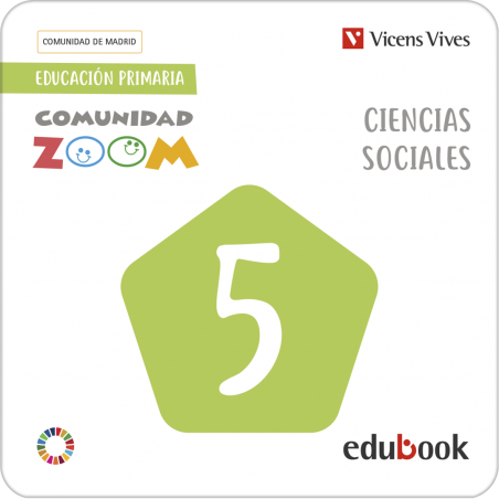 Ciencias Sociales 5 Comunidad de Madrid (Comunidad Zoom) (Edubook Digital)