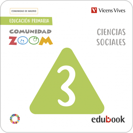 Ciencias Sociales 3 Comunidad de Madrid (Comunidad Zoom) (Edubook Digital)