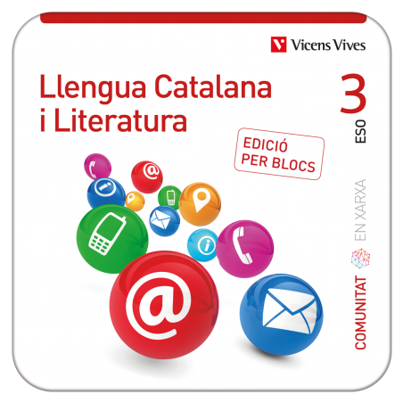 Llengua Catalana i Lit. 3 Catalunya. (Comunitat en Xarxa). Ed. per blocs (Edubook Digital)