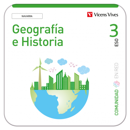 Geografía e Historia 3 Navarra Comunidad en Red (Edubook Digital)