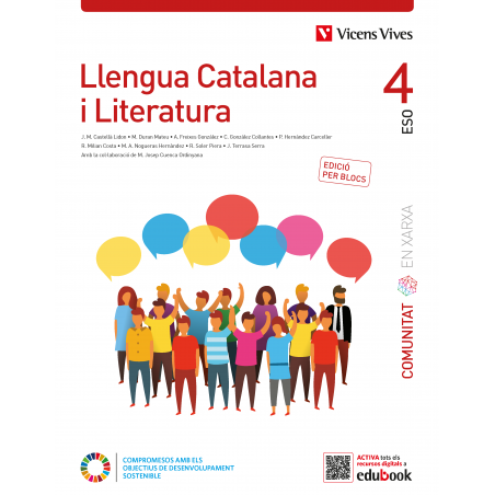 Llengua Catalana i Literatura 4 Catalunya. (Comunitat en Xarxa). Edició per blocs