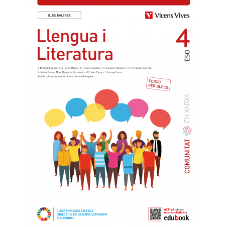 Llengua i Literatura 4 Illes Balears (Comunitat en Xarxa). Edició per blocs