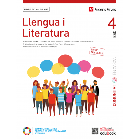 Llengua i Literatura 4 C. Valenciana (Comunitat en Xarxa). Edició per blocs