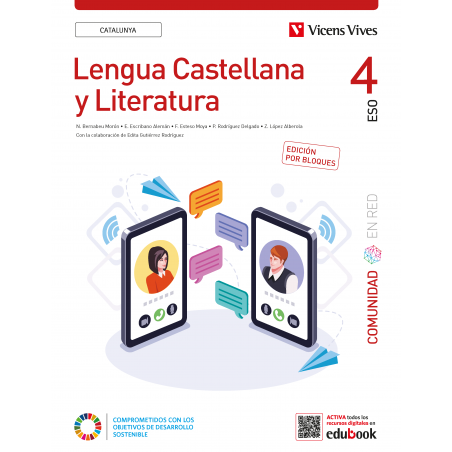 Lengua Castellana y Literatura 4 Catalunya. (Comunidad en Red). Edición por bloques