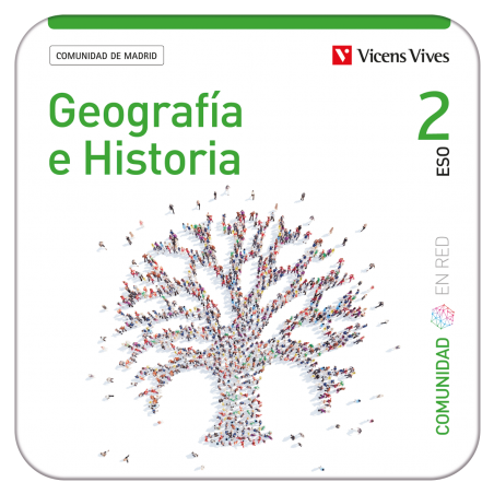Geografía e Historia 2 Comunidad de Madrid (Comunidad en Red) (Edubook Digital)