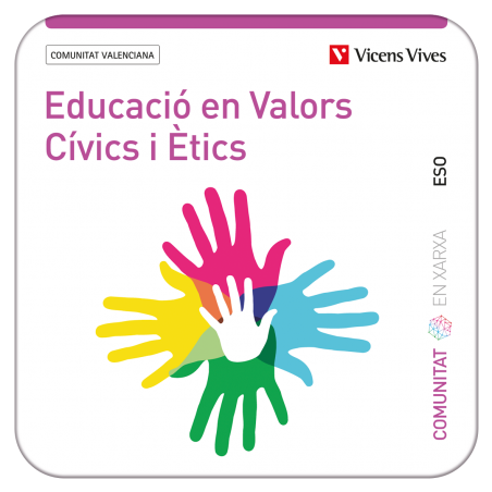 Educació en valors cívics i ètics. Valencià. (Comunitat en Xarxa) (Edubook Digital)