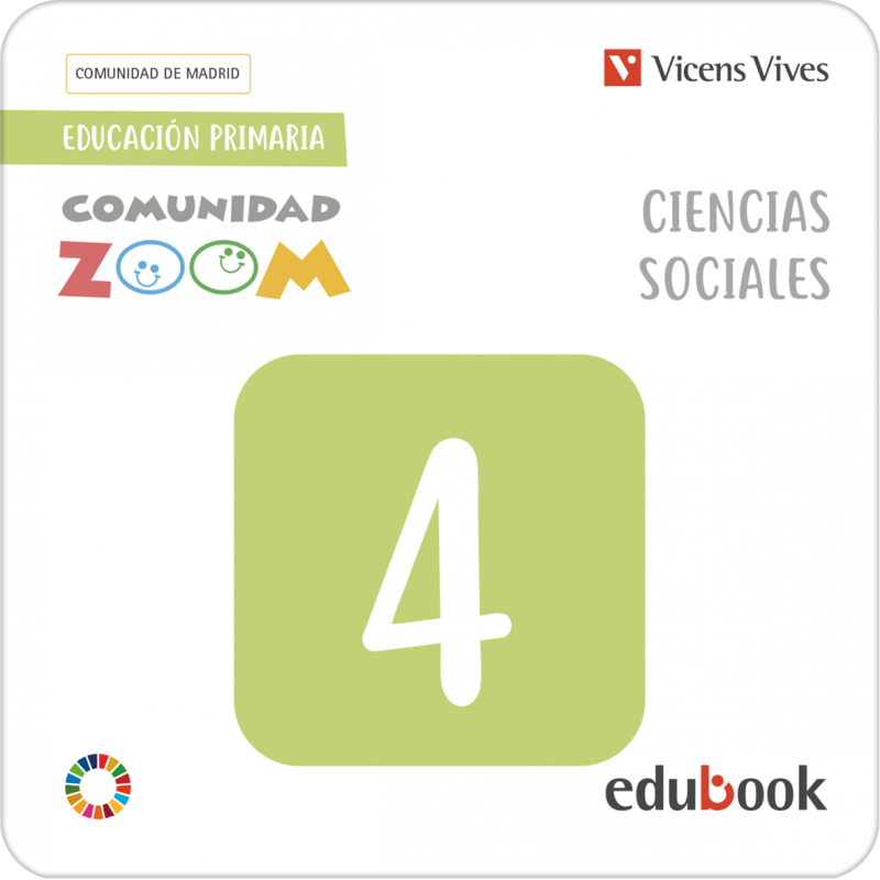 Ciencias sociales 4. Comunidad de Madrid (Comunidad Zoom) (Edubook Digital)