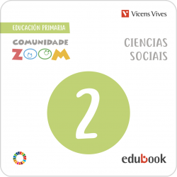 Ciencias sociais 2. Galicia (Comunidade Zoom) (Edubook Digital)
