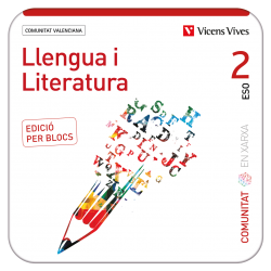 Llengua i Literatura 2. Valencia. (Comunitat en Xarxa). Edició per blocs (Edubook Digital)