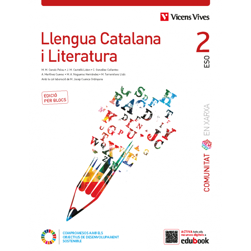 Llengua Catalana i Literatura 2 Catalunya. (Comunitat en Xarxa). Edició per blocs