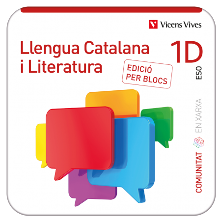 Llengua Catalana i Lit. 1 Catalunya. (Ctat. en Xarxa). Ed. per blocs (Edubook Digital)