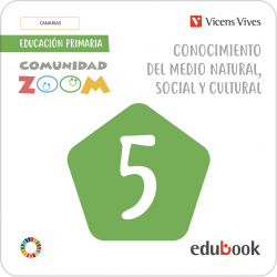 Conocimiento del Medio Natural Social y Cultural 5 Canarias (Cdad Zoom)  (Edubook Digital)