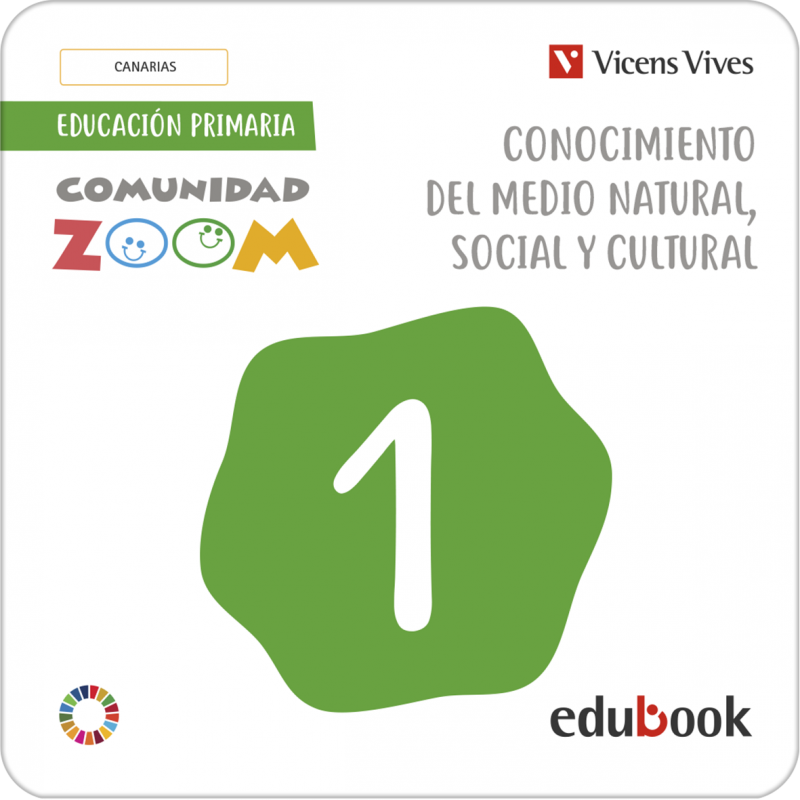 Conocimiento del Medio Natural Social y Cultural 1 Canarias (Cdad Zoom) (Edubook Digital)