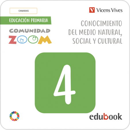 Conocimiento del Medio Natural Social y Cultural 4 Canarias (Cdad Zoom) (Edubook Digital)