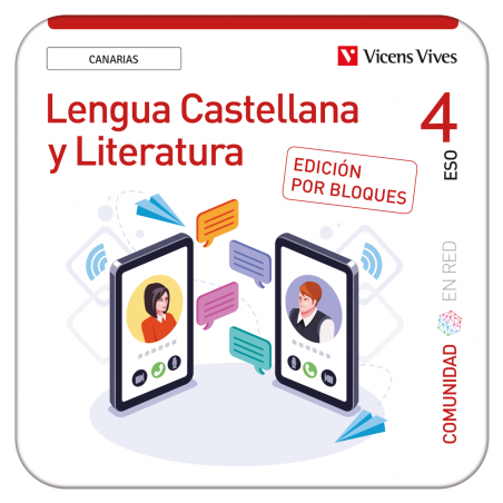 Lengua Castellana y Literatura 4 Canarias. Comunidad En Red. Ed....