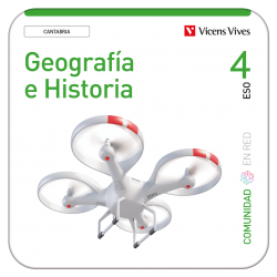 Geografía e Historia 4. Cantabria. Comunidad en Red (Edubook Digital)