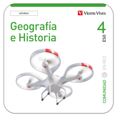 Geografía e Historia 4. Asturias. Comunidad en Red (Edubook Digital)
